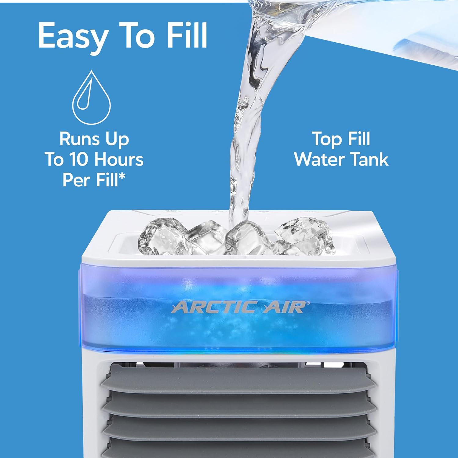 Climatiseur portable - Rafraîchit et humidifie l'air de la pièce