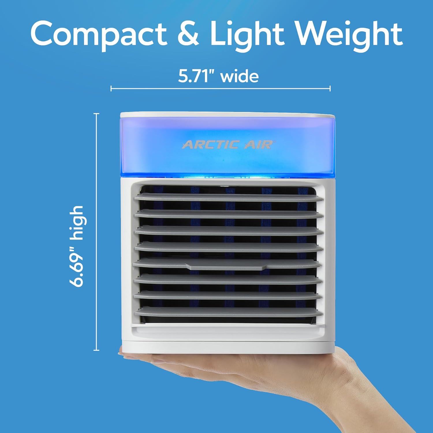 Climatiseur portable - Rafraîchit et humidifie l'air de la pièce